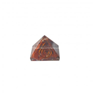 Multi stone Orgonite Small Pyramide set for Orgone Healing Reiki